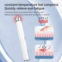 Nouveau Mini Smart Chauffé Intelligent Ems Anti-âge Soins Des Yeux Masque Autocollant Machine De Massage Rouleau Masseur Chaud et Froid avec Chaleur