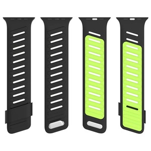 Bracelets de montre en silicone respirant bicolore Upro pour Apple Watch S10/11, compatibles avec iWatch 46 mm 49 mm, bracelet souple pour poignet - Product Image 6