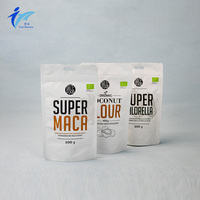 Sacs en Mylar givré de qualité alimentaire recyclables, pochettes anti-odeur avec finition mate et thermoscellables pour le stockage de biscuits, de gâteaux et de bonbons