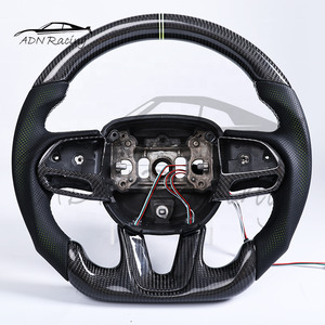 Volante de Fibra de Carbono con Luces RGB para <span class=keywords><strong>Dodge</strong></span> Challenger <span class=keywords><strong>Charger</strong></span> Durango SRT Chrysler - Product Image 2