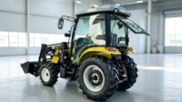 Tractor Agrícola de Alta Potencia con Tracción en las Cuatro Ruedas y Cargador Frontal para Trabajos Agrícolas