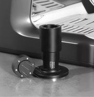 Machine à café expresso BOSCO 2-en-1 en acier inoxydable de 51 mm avec outil de pression constante anti-pression, durable et portable pour le café et le thé