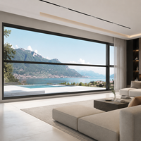 Ventana Automática Inteligente de Aluminio con Doble Vidrio de Alta Transmitancia y Elevación Vertical Eléctrica