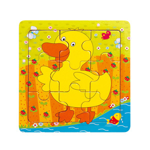 Jouet <span class=keywords><strong>de</strong></span> puzzle en bois à faire soi-même, 9 pièces, animaux, <span class=keywords><strong>mouton</strong></span>, vache, chien, cheval, puzzle pour enfants, tout-petits, bébé - Product Image 3