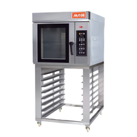 Horno de Convección Eléctrico Automático Comercial de 32 Bandejas con Control Digital, Diseño Portátil para Procesamiento de Harina, Nuevo