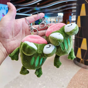 New Style <b>Stuffed</b> Plush Bag Pendant Grab Machine Doll Frog Keychain Pendant Cartoon Fragrance Frog Doll Plush Pendant <b>Toys</b> - Product Image 3