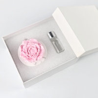 Diffuseur d'huiles essentielles en céramique parfumée à la pivoine, fait main, en porcelaine, pour l'aromathérapie domestique, vente en gros