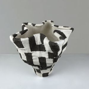 Jarrón de Porcelana de Estilo Nórdico Moderno, Jarrón de Mesa, Decoración para el Hogar, Bodas, Jarrón Grande Irregular, Jarrón Grande de Porcelana para Interiores - Product Image 4