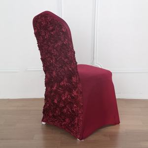 Witte Spandex Bruiloft Stoel Hoes Voor Eetkamer Goud Decoratieve Hoes Voor Eetkamerstoelen