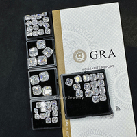 Def Vvs Forme Carrée Asscher Cut Moissanite Pierre Lâche Pierres Précieuses Synthétiques Lâche Moissanite Diamants avec Certificat GRA