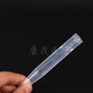Tubos de Centrífuga Médicos Kangmao 15x100mm con Fondo Puntiagudo, Transparentes, Consumibles de Laboratorio para Centrifugación - Product Image 3