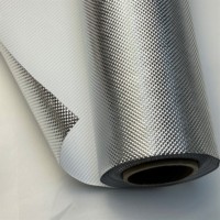 Rouleaux de film Mylar en aluminium à diffusion diamantée hydroponique de 6,7 mil, 4' x 25', feuille de plastique réfléchissante pour salle de culture intérieure et growbox