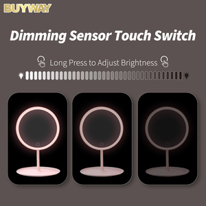 Portable Compact LED Vanity Cosmetic <strong>Mirror</strong> with Light Wholesale Makeup <strong>Mirror</strong> Detachable <strong>Storage</strong> Base USB Rechargeable - Product Image 3