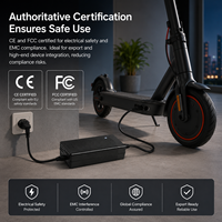Chargeur de batterie au plomb 48V direct usine pour voiture électrique de drift avec boîtier ABS et connecteur DC XLR GX16 – Solution fiable