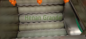 Sắn/Cà rốt/gừng/nghệ máy giặt bàn chải con lăn rửa loại gừng Máy lột - Product Image 5