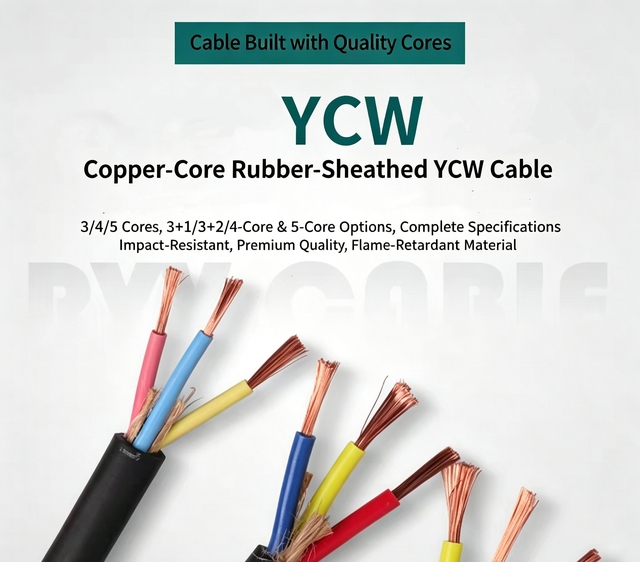 Yc/ycw/yh Industrial Power Cable  Flexible UV Resistant Stranded Copper Conductor