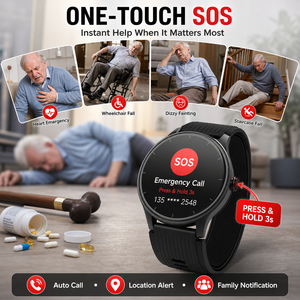 Reloj Inteligente con Pantalla AMOLED de 1.43 Pulgadas, Resistente al Agua, Monitor de Salud, ECG, SpO2, Temperatura Corporal, Bomba de Aire, Presión Arterial, Pulsera - Product Image 4