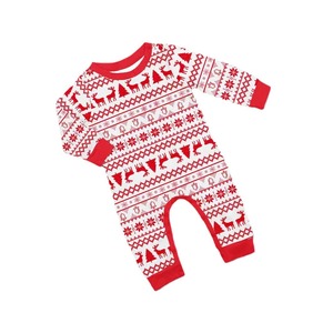 <span class=keywords><strong>Pigiami</strong></span> Natalizi Coordinati per Famiglia di Alta Qualità, Comodi in Poliestere, Stile Europeo/Americano con Tema Renne e Cartoni Animati - Product Image 5