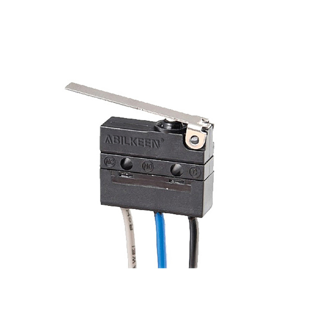 Vertical Mini Type 3Pins Solder Micro Switch 12VDC 3A Waterproof Micro Limit Switch
