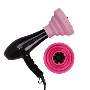 Hot Sale Travel and Easy <b>Storage</b> Salon Tool Universal <b>Collapsible</b> Silicone Hair Dryer Diffuser Attachment Fit Most Hair Dryers - Product Image 3