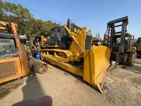 Bulldozer Shantui SD32 d'occasion fiable de 33 tonnes, 257 kW, pour l'exploitation minière, bulldozer de terrassement montagneux d'occasion