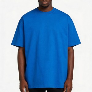 Oversized Organic Cotton T <strong>Shirt</strong> Streetwear Boxy Fit Heavyweight Tee Blank <strong>White</strong> T <strong>Shirt</strong> Top for Men - Product Image 1