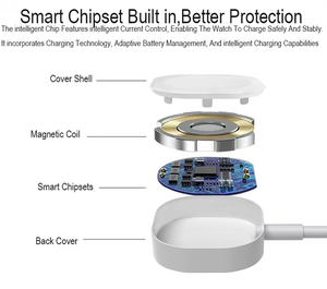 <span class=keywords><strong>Cargador</strong></span> Inalámbrico <span class=keywords><strong>Original</strong></span> de <span class=keywords><strong>5W</strong></span>/2.<span class=keywords><strong>5W</strong></span> con Cable en Espiral de 1m para <span class=keywords><strong>Apple</strong></span> Watch - Product Image 5