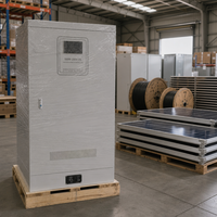 Stabilisateur de tension PV pour systèmes d'onduleurs hybrides et protection de l'alimentation CA, bobine en cuivre AVR 380V pour la métallurgie OEM SBW-120KVA