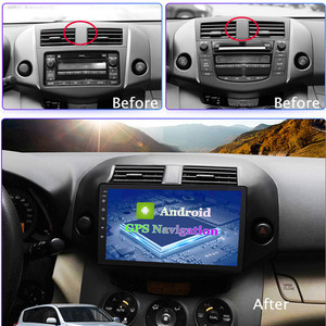 Coche de navegación GPS para unidad principal de reproductor de DVD con pantalla dividida DSP USB <span class=keywords><strong>Android</strong></span> <span class=keywords><strong>Auto</strong></span> para Toyota RAV4 2006-2012 - Product Image 3