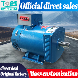 Landtop hot-bán AC máy phát điện Dynamo 5KW 7.5KW 10KW với bàn chải carbon <span class=keywords><strong>STC</strong></span> 1500 vòng/phút <span class=keywords><strong>50Hz</strong></span> 100% đồng bàn chải phát điện giá - Product Image 4