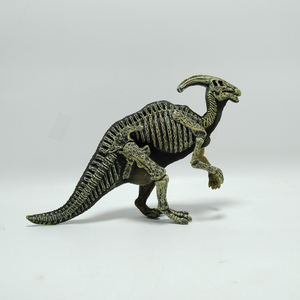 Dinosaur world kids toy mini dinosaur figures elegante modello di dinosauro mezzo scheletro dipinto a mano - Product Image 5