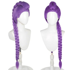 Fujia Rumi Zoey parrucca sintetica per capelli accessori K-Pop cacciatori di demoni HUNTR/X Rumi parrucca <span class=keywords><strong>Cosplay</strong></span> da donna - Product Image 1
