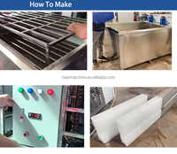 Machine industrielle de fabrication de blocs de glace transparents à refroidissement direct de 2 tonnes avec panneau solaire, prix en Allemagne pour le Royaume-Uni, 2, 3, 5, 10 tonnes, 5 kg