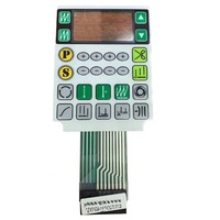 XINJIEJIA-cable flexible de PCB FPC personalizado, botón de moldeado por prensa en caliente, teclado de interruptor de membrana