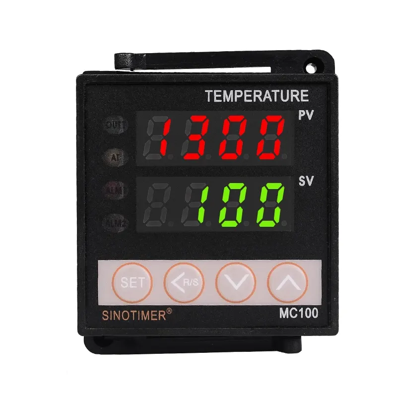 Pengendali Temperatur Digital DC AC 24V PID Pengendali Temperatur Regulator Termostat untuk SSR Thermocouple K atau J Sensor Voltase Input