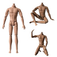 Figura de acción masculina articulada de 27 cm, cuerpo en blanco, modelo de maniquí desnudo para pintar, hacer ropa y personalizar.