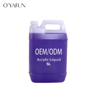 Système liquide acrylique 1L avec emballage kilogramme gallon de haute qualité EMA Nail Monomer Liquid Acrylic