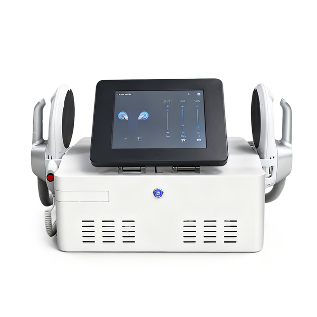 Wholesale Price Portable 2 Handles Muscle Stimulator EMS Body Sculpting Machine with Strong Power