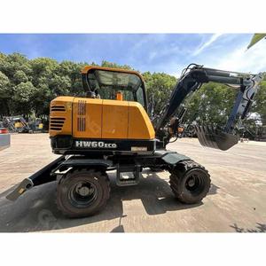 รถขุดขนาดเล็กแบบมีล้อ 6 ตัน ขนาดบุ้งกี๋ 0.21 คิว รุ่น HW65A HW60ECO พร้อมอุปกรณ์เสริม มีสินค้าในสต็อก - Product Image 1