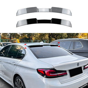 Bmw Rear Spoiler Blade Style Piano <b>Black</b> Carbon Fiber Texture Abs For 5 Series G38 2018 2023 - Product Image 1