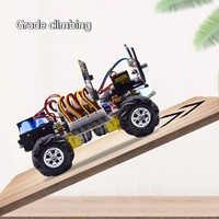 Kit mobil Robot 4WD 4 WD, untuk MicroBit