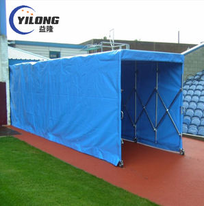 Toile de couverture personnalisée cadres en acier galvanisé tunnels en toile rétractables - Product Image 3