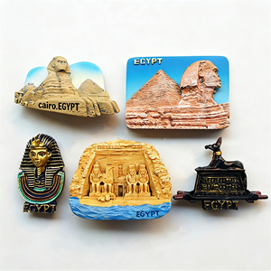 Imán de Refrigerador Personalizado al por Mayor, Recuerdo de Viaje de Países como Tailandia, París, África, <span class=keywords><strong>Egipto</strong></span> y Europa, Imán de Resina 3D para Refrigerador - Product Image 1