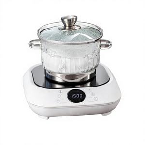 Cuisinière à induction mini à un brûleur, 1300W, électrique, en plastique, avec commande tactile numérique, multifonction, pour usage domestique, prix de gros - Product Image 5