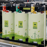 Transformateur triphasé sec moyenne tension PENGTAI 500KVA 1000KVA 20KV 35KV 480V 50/60Hz pour distribution d'énergie