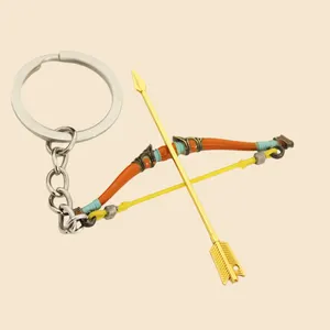 新版本迷你塞尔达剑钥匙扣流行游戏创意玩具弓箭