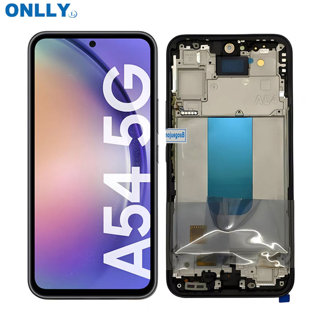 New Oled for Samsung Galaxy A54 5G LCD Display Touch Screen Digitizer for Samsung A546E A546U A546B A5460 LCD with Frame