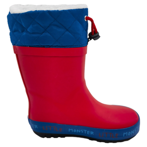 Enfants de haute qualité conception monstre lumineux chaussures d'eau imperméables personnalisé pas cher décontracté chaud doublure bottes de pluie en caoutchouc - Product Image 3