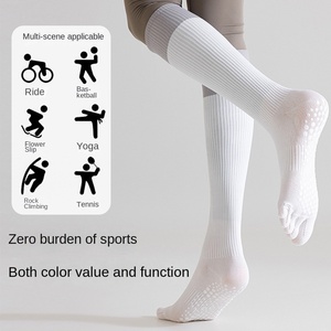 <span class=keywords><strong>Calcetines</strong></span> de Compresión de Rendimiento para Mujer, de Nailon, Tejido de Punto, 20-30 mmHg, hasta la Rodilla, con <span class=keywords><strong>5</strong></span> <span class=keywords><strong>Dedos</strong></span>, Transpirables, con Soporte de Arco - Product Image 4