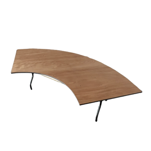 Wood <strong>Square</strong> Folding Banquet Arch <strong>Table</strong> for Wedding Events Party <strong>Kitchen</strong> for Rental - Product Image 1